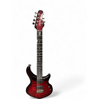 Used Sterling by Music Man MAJ200 Majesty DiMarzio John Petrucci Signature Tiger Eye Solid Body Electric Guitar