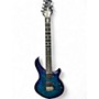 Used Sterling by Music Man MAJ200X Blue Burst Solid Body Electric Guitar Blue Burst