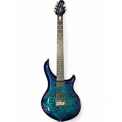 Used Sterling by Music Man MAJ200X John Petrucci Cerulean Paradise Solid Body Electric Guitar