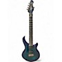 Used Sterling by Music Man MAJ270 CERULEAN PARADISE Solid Body Electric Guitar CERULEAN PARADISE