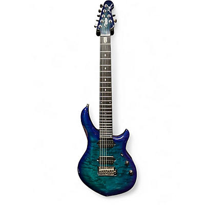 Used Sterling by Music Man MAJ270X John Petrucci Cerulean Paradise Solid Body Electric Guitar