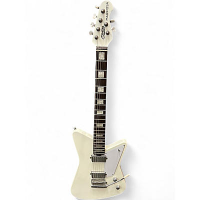 Used Sterling by Music Man MARIPOSA Antique White Solid Body Electric Guitar