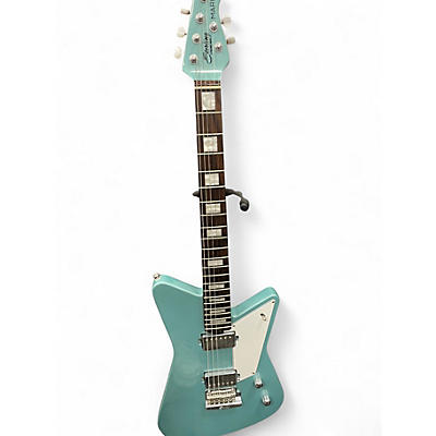 Used Sterling by Music Man MARIPOSA Daphne Blue Solid Body Electric Guitar