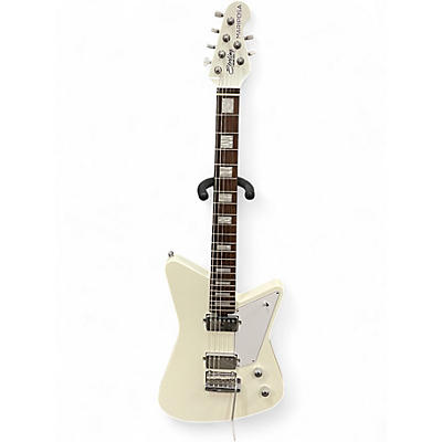 Used Sterling by Music Man MARIPOSA White Solid Body Electric Guitar