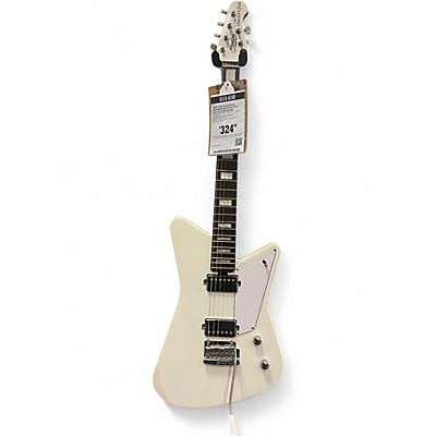 Used Sterling by Music Man MARIPOSA White Solid Body Electric Guitar