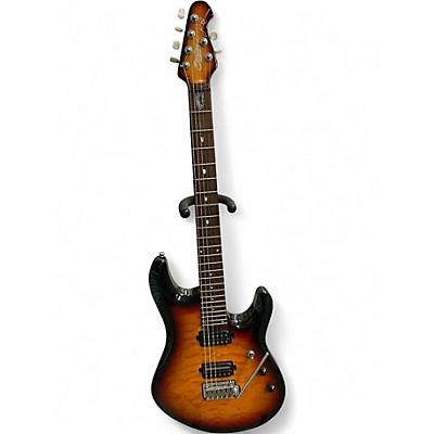 Used Sterling by Music Man Majesty 3 Color Sunburst Solid Body Electric Guitar