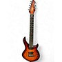 Used Sterling by Music Man Majesty 7 with DiMarzio Pickups Blood Orange Burst Solid Body Electric Guitar Blood Orange Burst