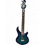 Used Sterling by Music Man Majesty Electric Guitar With DiMarzio Pickups Cerulean Blue Solid Body Electric Guitar Cerulean Blue