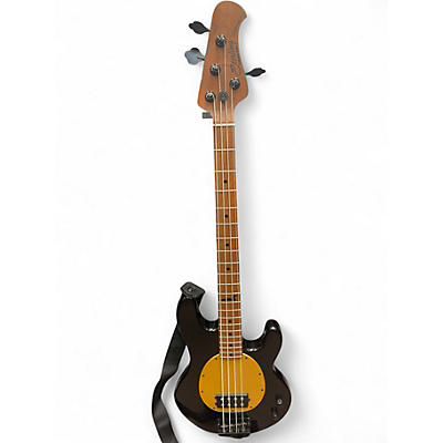 Used Sterling by Music Man PETE WENTZ SIGNATURE STINGWRAY 4 Black and Gold Electric Bass Guitar
