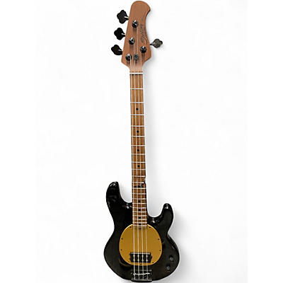 Used Sterling by Music Man Pete Wentz Artist Series StingRay Black and Gold Electric Bass Guitar