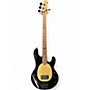 Used Sterling by Music Man Pete Wentz Signature StingRay Black Electric Bass Guitar Black