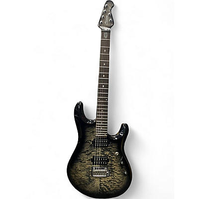 Used Sterling by Music Man Petrucci Majesty Transparent Black Solid Body Electric Guitar