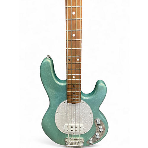 Used Sterling by Music Man R34 SPARKLE GREEN Electric Bass Guitar SPARKLE GREEN