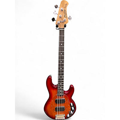 Used Sterling by Music Man RAY 34HH BLOOD ORANGE Electric Bass Guitar