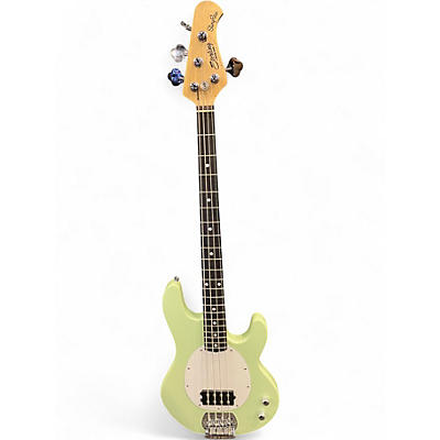 Used Sterling by Music Man RAY2 Stingray Wintergreen Chewing Gum Electric Bass Guitar