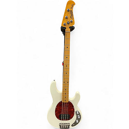 Used Sterling by Music Man RAY24CA Olympic White Electric Bass Guitar Olympic White