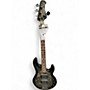 Used Sterling by Music Man RAY34 HH Trans Black Electric Bass Guitar Trans Black