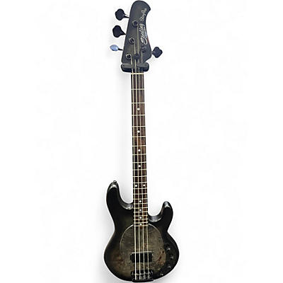Used Sterling by Music Man RAY34PB TRANS BLACK SATIN Electric Bass Guitar