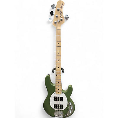 Used Sterling by Music Man RAY4 HH OLIVE Electric Bass Guitar