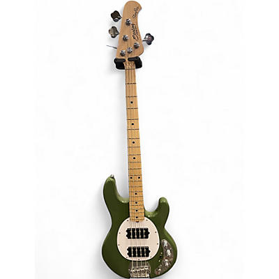 Used Sterling by Music Man RAY4 HH OLIVE Electric Bass Guitar