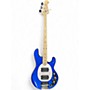Used Sterling by Music Man RAY4HH Blue Electric Bass Guitar Blue