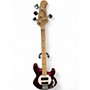 Used Sterling by Music Man RAY4HH Candy Apple Red Electric Bass Guitar Candy Apple Red