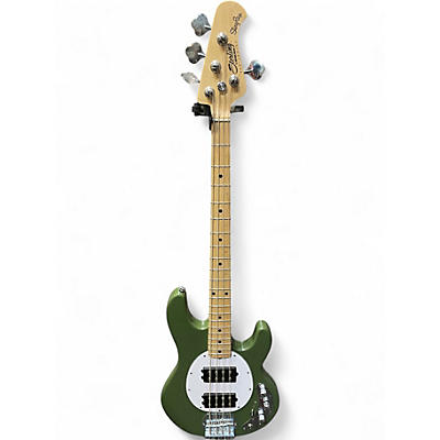 Used Sterling by Music Man RAY4HH Green Electric Bass Guitar