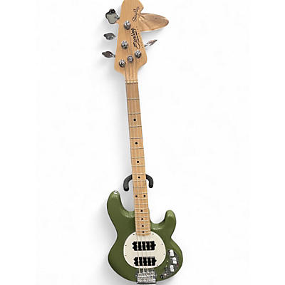 Used Sterling by Music Man RAY4HH Green Electric Bass Guitar