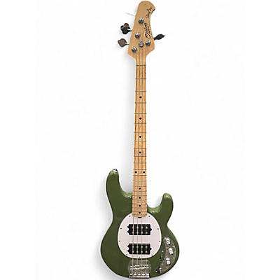 Used Sterling by Music Man RAY4HH Green Electric Bass Guitar