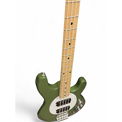 Used Sterling by Music Man RAY4HH OLIVE  Electric Bass Guitar