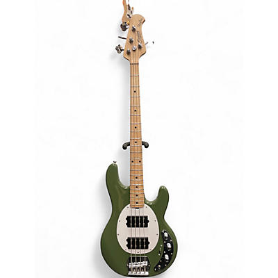 Used Sterling by Music Man RAY4HH Olive Electric Bass Guitar