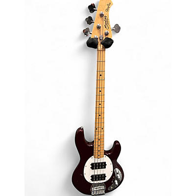 Used Sterling by Music Man RAY4HH Wine Red Electric Bass Guitar