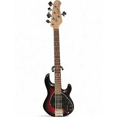 Used Sterling by Music Man RAY5 Ruby Electric Bass Guitar