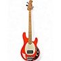 Used Sterling by Music Man RAYSS4 Fiesta Red Electric Bass Guitar Fiesta Red