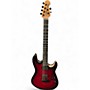 Used Sterling by Music Man Rabea Massaad Artist Series Sabre Blood Flame Burst Solid Body Electric Guitar Blood Flame Burst
