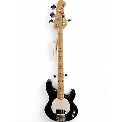 Used Sterling by Music Man Ray2 Black and White Electric Bass Guitar Black and White