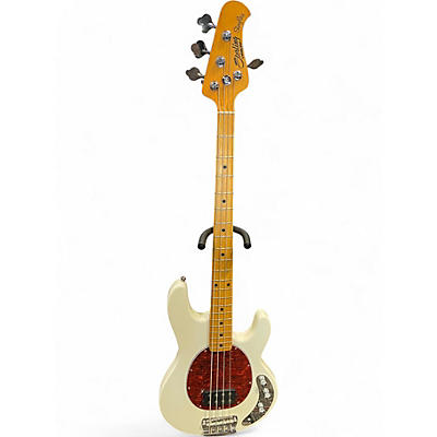 Used Sterling by Music Man Ray24CA Olympic White Electric Bass Guitar