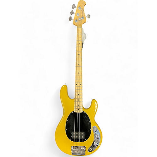 Used Sterling by Music Man Ray24CA Yellow Electric Bass Guitar Yellow