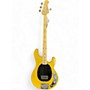 Used Sterling by Music Man Ray24CA Yellow Electric Bass Guitar Yellow