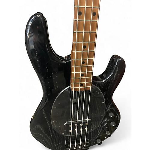 Used Sterling by Music Man Ray34 BLACK WOOD  Electric Bass Guitar BLACK WOOD