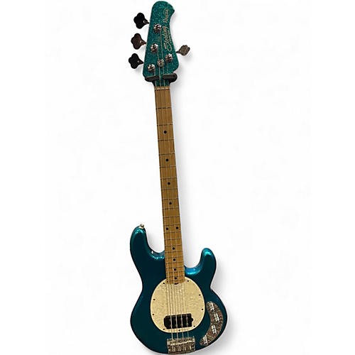 Used Sterling by Music Man Ray34 BLUE SPARKLE Electric Bass Guitar BLUE SPARKLE