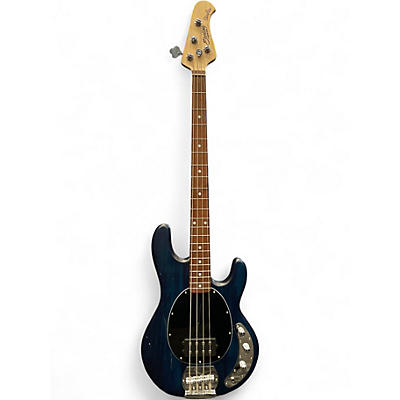 Used Sterling by Music Man Ray34 Baltic Blue Electric Bass Guitar