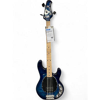 Sterling by Music Man Used Sterling by Music Man Ray34 Blue Burst Electric Bass Guitar