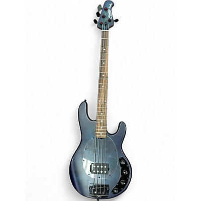Used Sterling by Music Man Ray34 Blue Burst Electric Bass Guitar