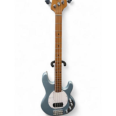 Used Sterling by Music Man Ray34 Blue Electric Bass Guitar