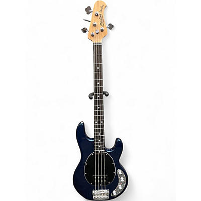 Used Sterling by Music Man Ray34 Blue Electric Bass Guitar