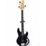 Used Sterling by Music Man Ray34 Blue Electric Bass Guitar Blue