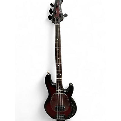 Used Sterling by Music Man Ray34 Dark Scarlet Burst Electric Bass Guitar