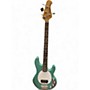 Used Sterling by Music Man Ray34 Dorado Green Electric Bass Guitar Dorado Green
