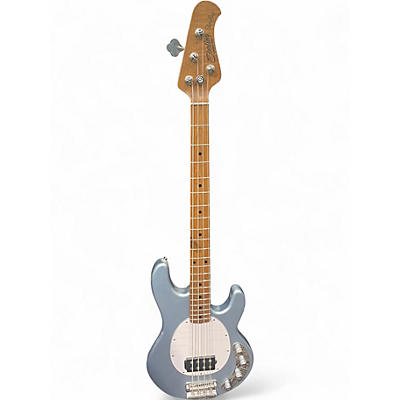 Used Sterling by Music Man Ray34 FIREMIST SILVER Electric Bass Guitar